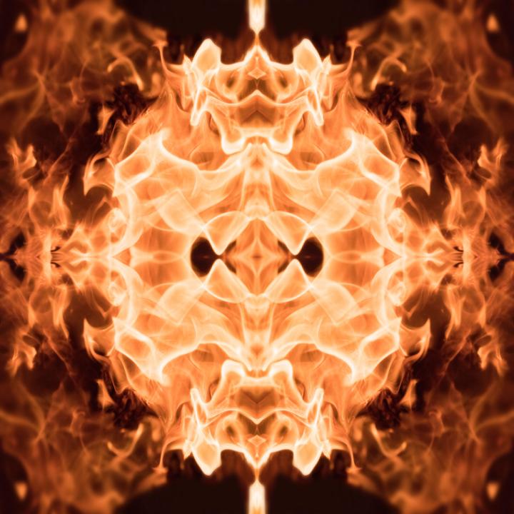 Feuerkaleidoskop III von III