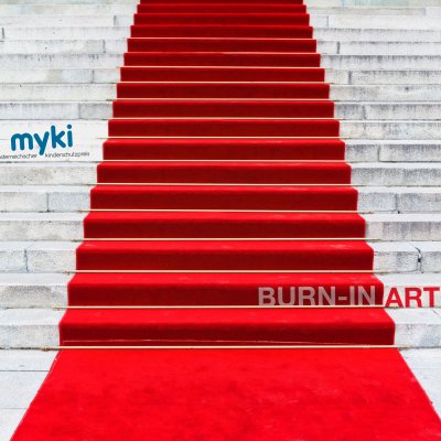 BURN-IN Charity für myki mit Werken von Eva Pisa und Nino Perrone