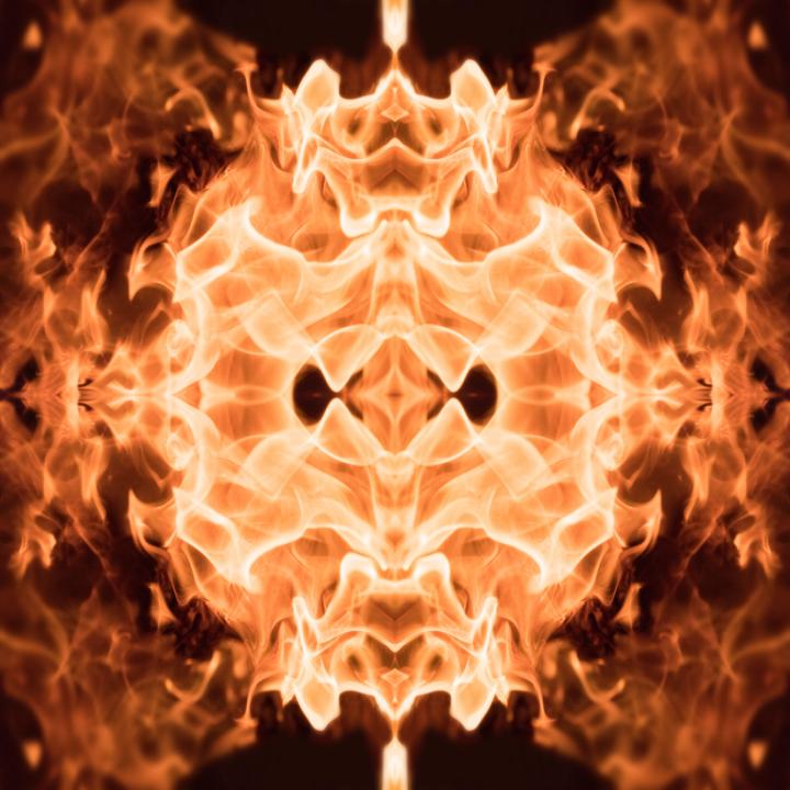 Feuerkaleidoskop III von III